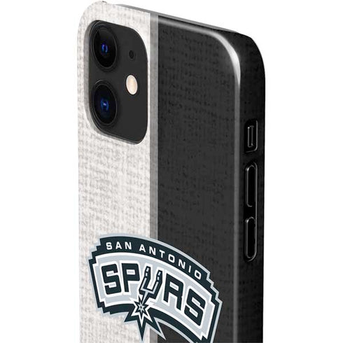 NBA San Antonio Spurs Canvas iPhone 12 Mini Lite Case