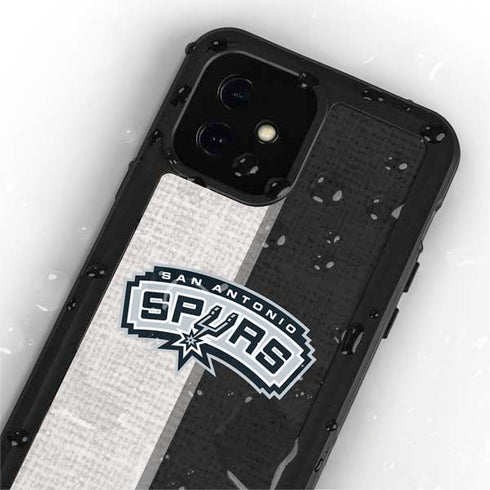 NBA San Antonio Spurs Canvas iPhone 12 Mini Waterproof Case