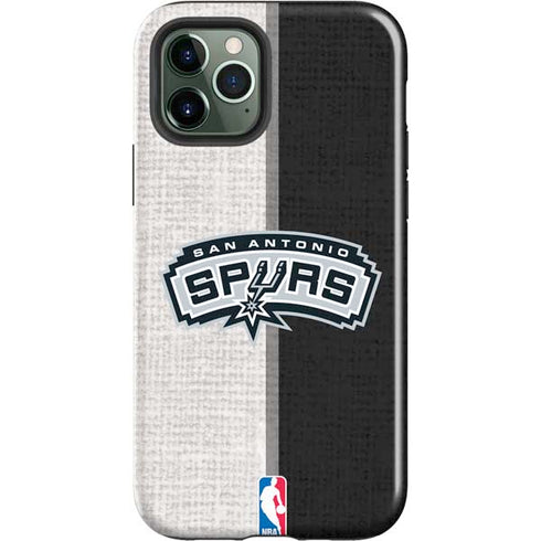 NBA San Antonio Spurs Canvas iPhone 12 Pro Max Impact Case