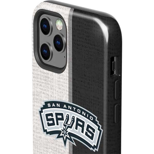 NBA San Antonio Spurs Canvas iPhone 12 Pro Max Impact Case