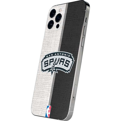 NBA San Antonio Spurs Canvas iPhone 12 Pro Skin