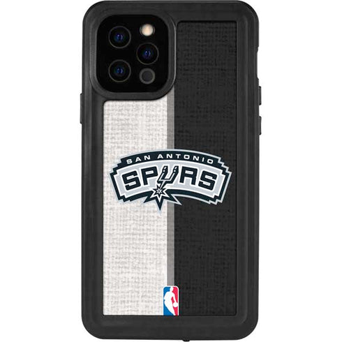 NBA San Antonio Spurs Canvas iPhone 12 Pro Waterproof Case