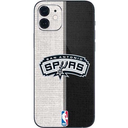 NBA San Antonio Spurs Canvas iPhone 12 Skin