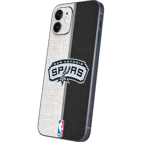 NBA San Antonio Spurs Canvas iPhone 12 Skin