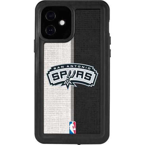 NBA San Antonio Spurs Canvas iPhone 12 Waterproof Case