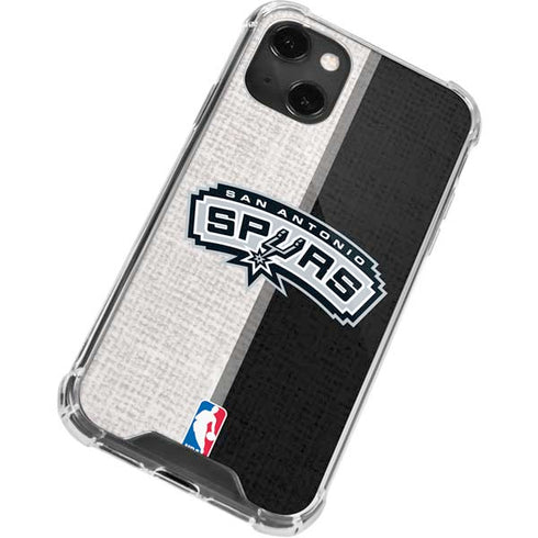 NBA San Antonio Spurs Canvas iPhone 13 Mini Clear Case