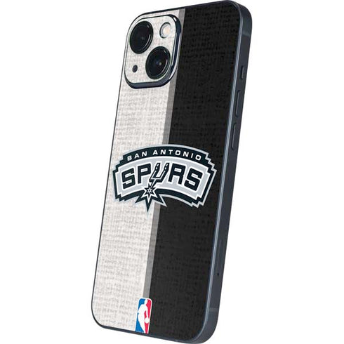 NBA San Antonio Spurs Canvas iPhone 13 Mini Skin