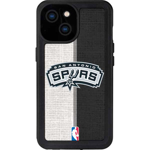 NBA San Antonio Spurs Canvas iPhone 13 Mini Waterproof Case
