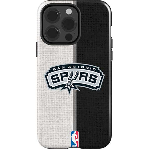 NBA San Antonio Spurs Canvas iPhone 13 Pro Impact Case
