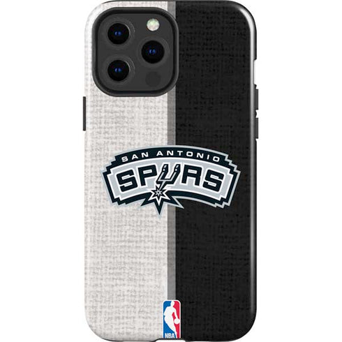 NBA San Antonio Spurs Canvas iPhone 13 Pro Max Impact Case