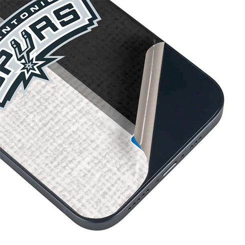 NBA San Antonio Spurs Canvas iPhone 13 Skin