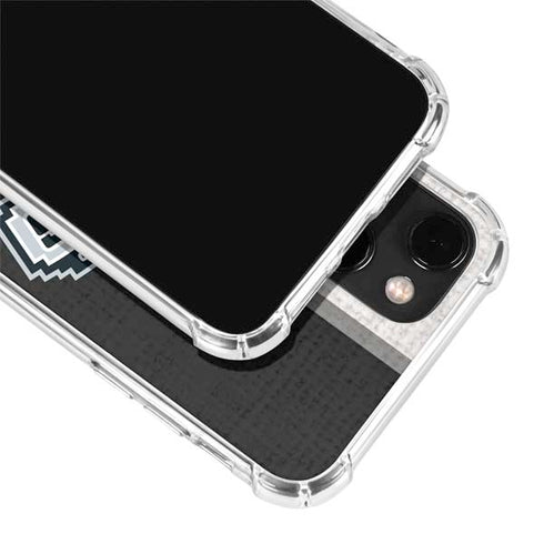 NBA San Antonio Spurs Canvas iPhone 14 Plus Clear Case
