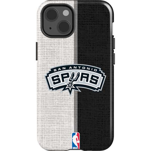 NBA San Antonio Spurs Canvas iPhone 15 Impact Case