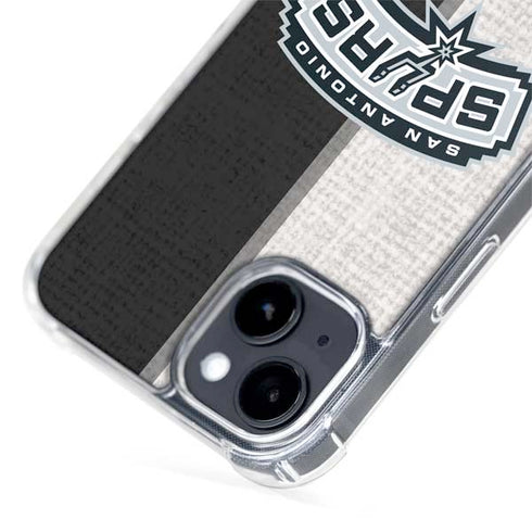 NBA San Antonio Spurs Canvas iPhone 15 Plus MagSafe Case