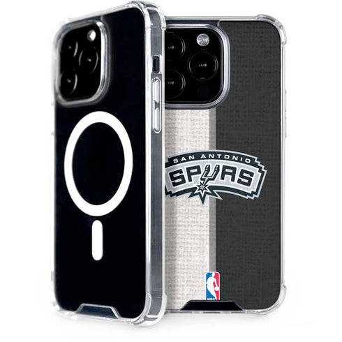 NBA San Antonio Spurs Canvas iPhone 14 Pro MagSafe Case