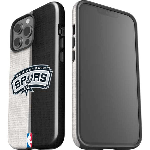 NBA San Antonio Spurs Canvas iPhone 15 Pro Max Impact Case