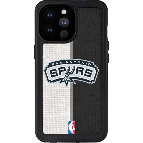 NBA San Antonio Spurs Canvas iPhone 14 Pro Max Waterproof Case