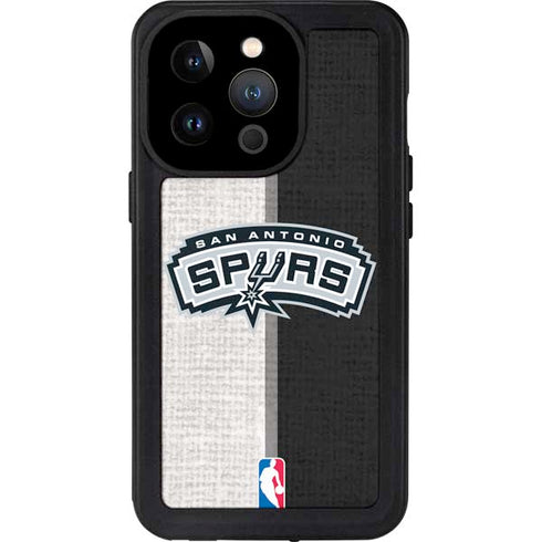 NBA San Antonio Spurs Canvas iPhone 14 Pro Waterproof Case
