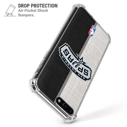 NBA San Antonio Spurs Canvas iPhone 7/8 Plus Clear Case