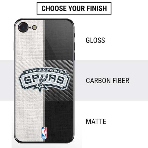 NBA San Antonio Spurs Canvas iPhone SE (2nd & 3rd Gen) Skin