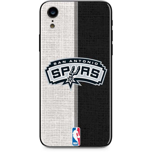NBA San Antonio Spurs Canvas iPhone XR Skin