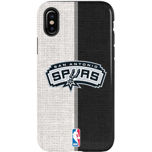 NBA San Antonio Spurs Canvas iPhone XS Pro Case