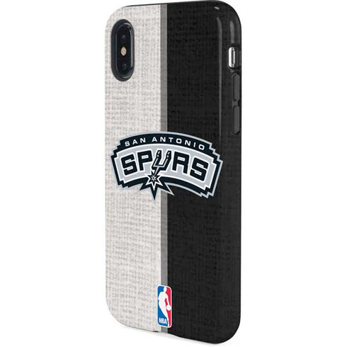 NBA San Antonio Spurs Canvas iPhone XS Pro Case