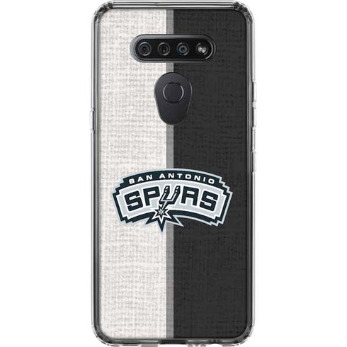 NBA San Antonio Spurs Canvas LG K51/Q51 Clear Case