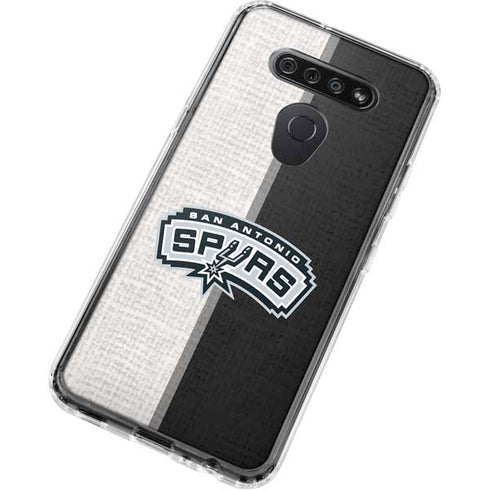 NBA San Antonio Spurs Canvas LG K51/Q51 Clear Case