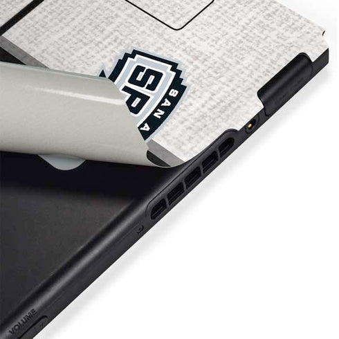 NBA San Antonio Spurs Canvas Nintendo Switch Bundle Skin