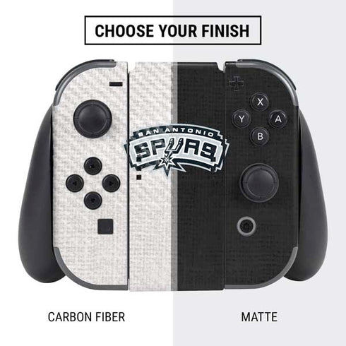 NBA San Antonio Spurs Canvas Nintendo Switch Bundle Skin