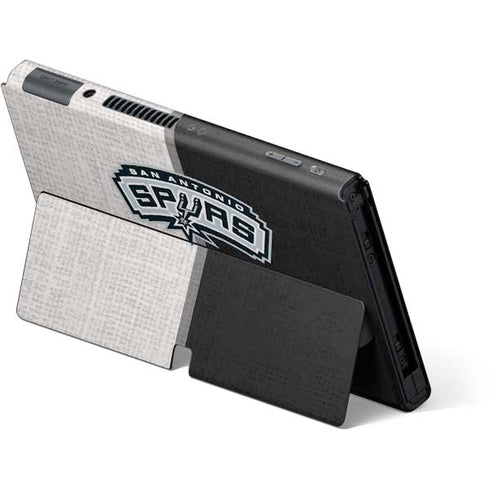 NBA San Antonio Spurs Canvas Nintendo Switch OLED (2021) Skin