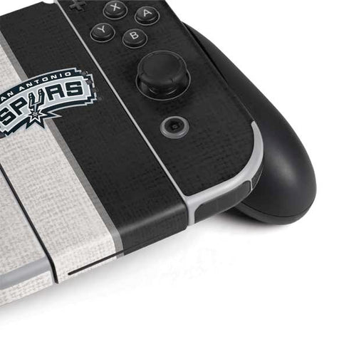 NBA San Antonio Spurs Canvas Nintendo Switch OLED (2021) Skin