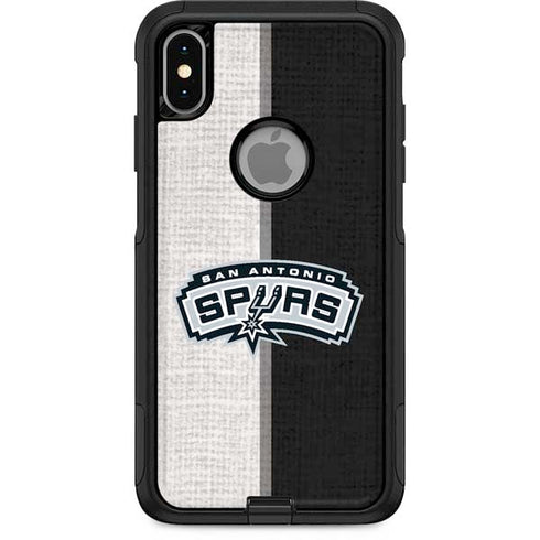 NBA San Antonio Spurs Canvas Otterbox Commuter iPhone Skin