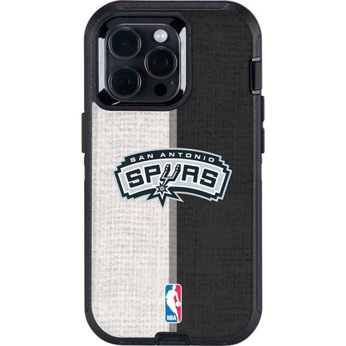 NBA San Antonio Spurs Canvas Otterbox Defender iPhone Skin