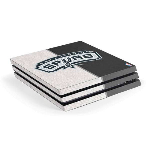 NBA San Antonio Spurs Canvas PS4 Pro Console Skin