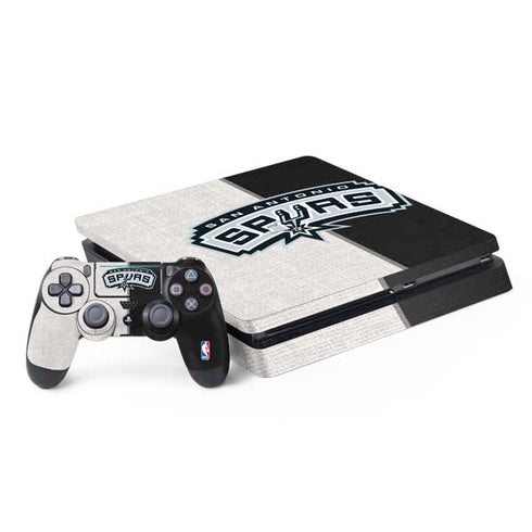 NBA San Antonio Spurs Canvas PS4 Slim Bundle Skin