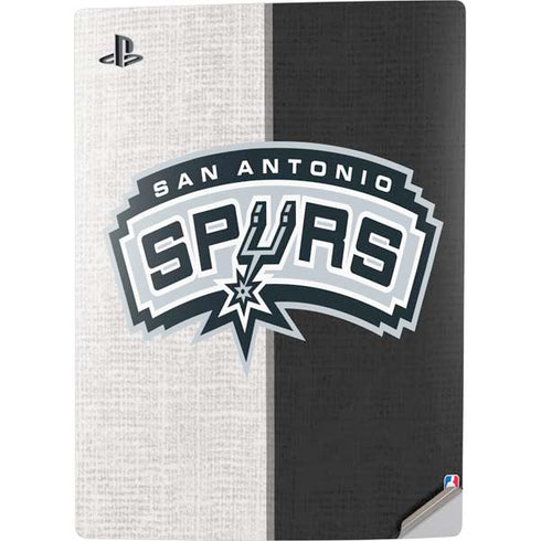 NBA San Antonio Spurs Canvas PS5 Digital Edition Console Skin