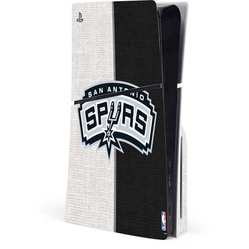NBA San Antonio Spurs Canvas PS5 Slim Disk Console Skin