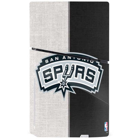 NBA San Antonio Spurs Canvas PS5 Slim Disk Console Skin