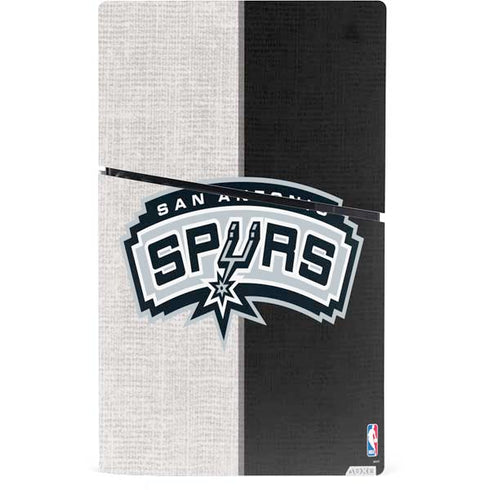 NBA San Antonio Spurs Canvas PS5 Slim Digital Edition Console Skin