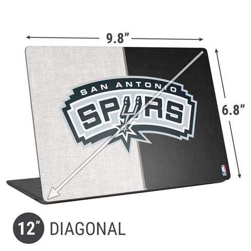 NBA San Antonio Spurs Canvas Universal Laptop 12in (9.8 x 6.8in) Skin