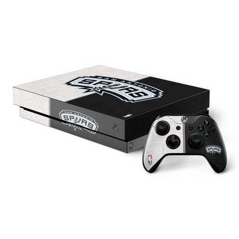 NBA San Antonio Spurs Canvas Xbox One X Bundle Skin