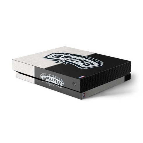 NBA San Antonio Spurs Canvas Xbox One X Console Skin