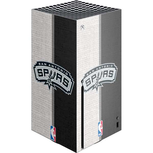 NBA San Antonio Spurs Canvas Xbox Series X Console Skin
