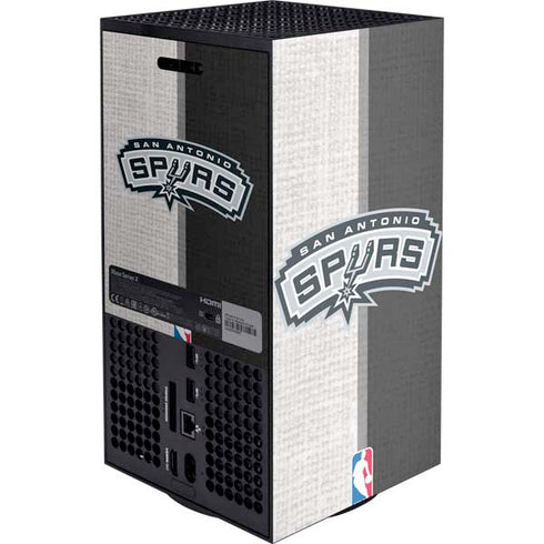 NBA San Antonio Spurs Canvas Xbox Series X Console Skin