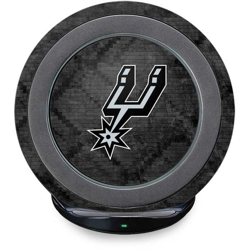 NBA San Antonio Spurs Dark Rust Fast Charge Wireless Charging Stand Skin