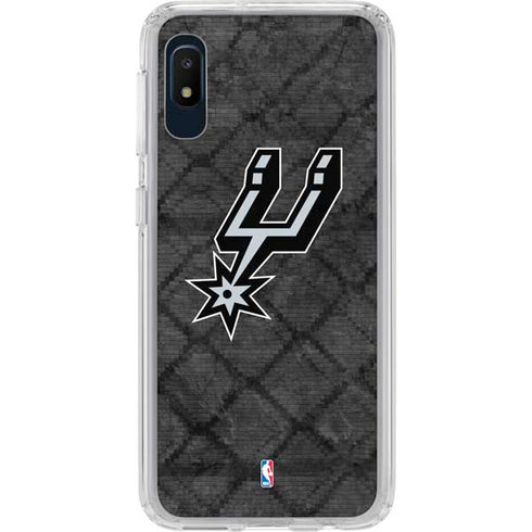 NBA San Antonio Spurs Dark Rust Galaxy A10e Clear Case