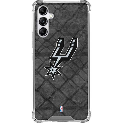 NBA San Antonio Spurs Dark Rust Galaxy A14 5G Clear Case