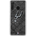 NBA San Antonio Spurs Dark Rust Galaxy A21 Clear Case